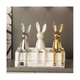 thumbnail image 5 of Adornos de conejo pequeños para sentarse en postura suave y de alta calidad para sala de estar, mueble de TV, mueble de vino, oficina, multicolor, 5 of 5