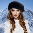 thumbnail image 3 of CYSFASHION Beret Hats for Women French Womens Beanie Classic Artist Lady Hat Winter Cap Fashion Accessories Women's Hats & Caps Black, 3 of 4