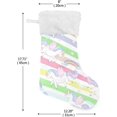 thumbnail image 2 of Coolnut 2 PSC Christmas Stockings Cute Unicorn, 17.7" Xmas Fireplace Santa Socks Christmas Tree Hanging Stockings Decoration for Christmas Holiday Xmas Gift, 2 of 6