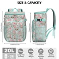 thumbnail image 3 of Travel Cooler Bag - Jack Russell Terrier Dog and Flower Camping Beer Cooler Backpack with Bottle Opener- Waterproof Insulated Picnic Backpacks - Cooler Bag for Beach, 3 of 6
