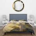 thumbnail image 3 of Designart "Vintage Lotus Blooms in the Pond III" Floral Lotus Bedding Covert Set - Lotus White Floral Bed Set With 2 Shams, 3 of 6