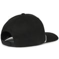 thumbnail image 4 of Outdoor Cap OC602 Mid Crown Structured Cap-Black, 4 of 8