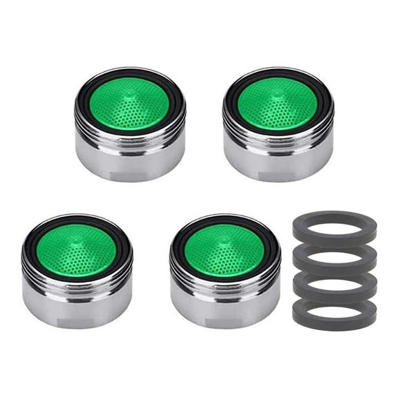 PRETXORVE 24mm Regulator Nozzle Aerator, 4-Piece Set Tap Bubbler Mixing Cartridge Faucet Strainer