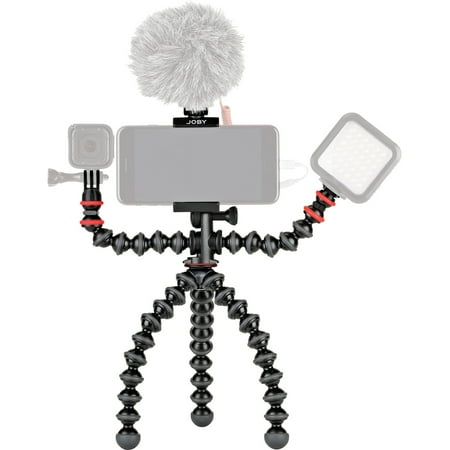 JOBY - GorillaPod Mobile Rig Tripod for Mobile Phones - Red/Black