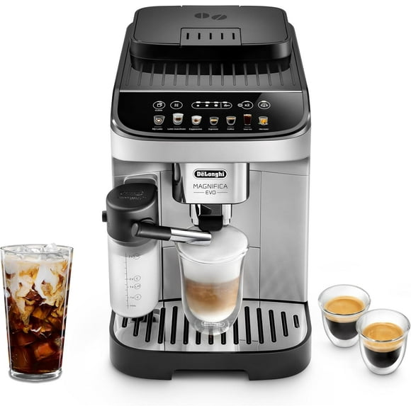 De'Longhi Magnifica Evo Automatic Espresso & Coffee Machine with Manual Milk Frother for Latte Open Box