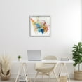 thumbnail image 2 of Confident Pink Abstraction White Framed Giclee Art, design by Design Fabrikken, 2 of 9