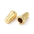 thumbnail image 3 of Rack Plating Brass Pendants Cadmium Free & Lead Free Cup with Word Coffee Charms Real 18K Gold Plated 25x13mm Hole: 2.5mm, 3 of 3