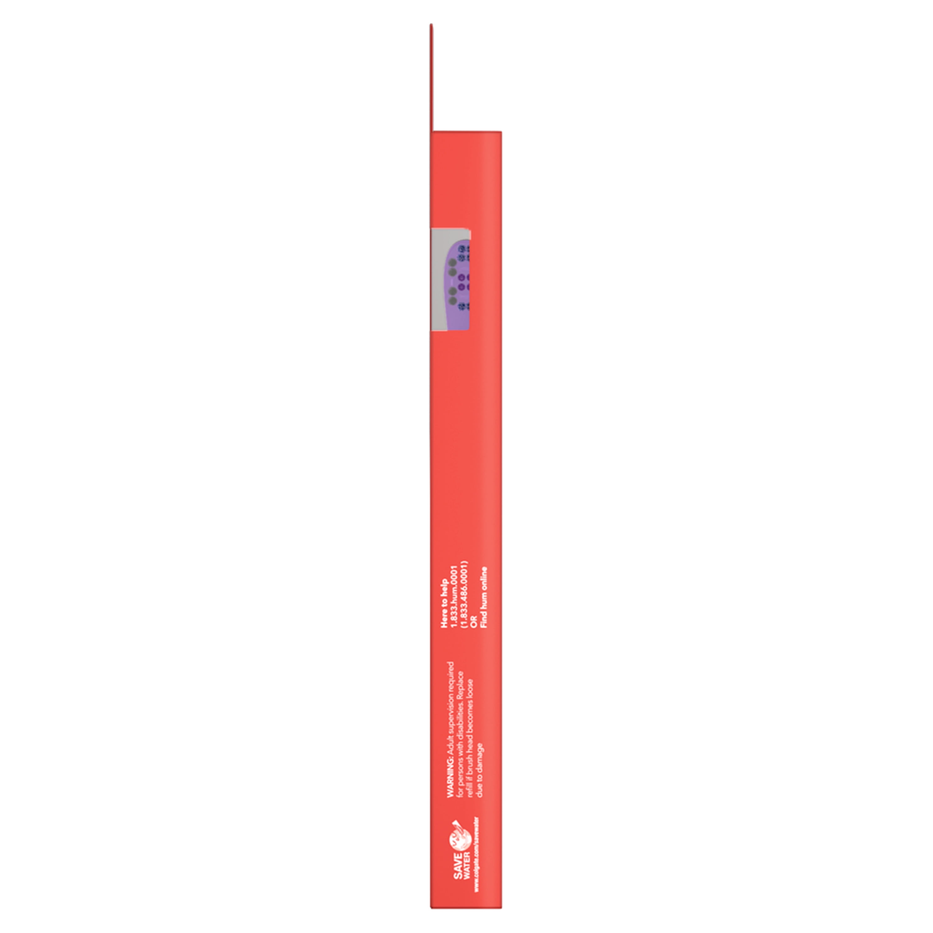 hum by Colgate Replacement Toothbrush Heads, Purple hum Replacement Heads, 2 Pack