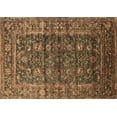 thumbnail image 1 of Ahgly Company Machine Washable Indoor Rectangle Oriental Brown Industrial Area Rugs, 8' x 10', 1 of 4