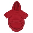 thumbnail image 6 of NovaStitch Dog Sweaters Dog Hoodie Sweater Solid Soft Fleece Clothes Pet Hoodie Sweatshirt with Pocket for Small and Medium Dogs Red XS, 6 of 6