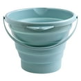 thumbnail image 1 of Fiudx Cubo Plegable para Exteriores, para Coche, para Viajes, Lavandería, Pesca, 10 L, 1 of 2
