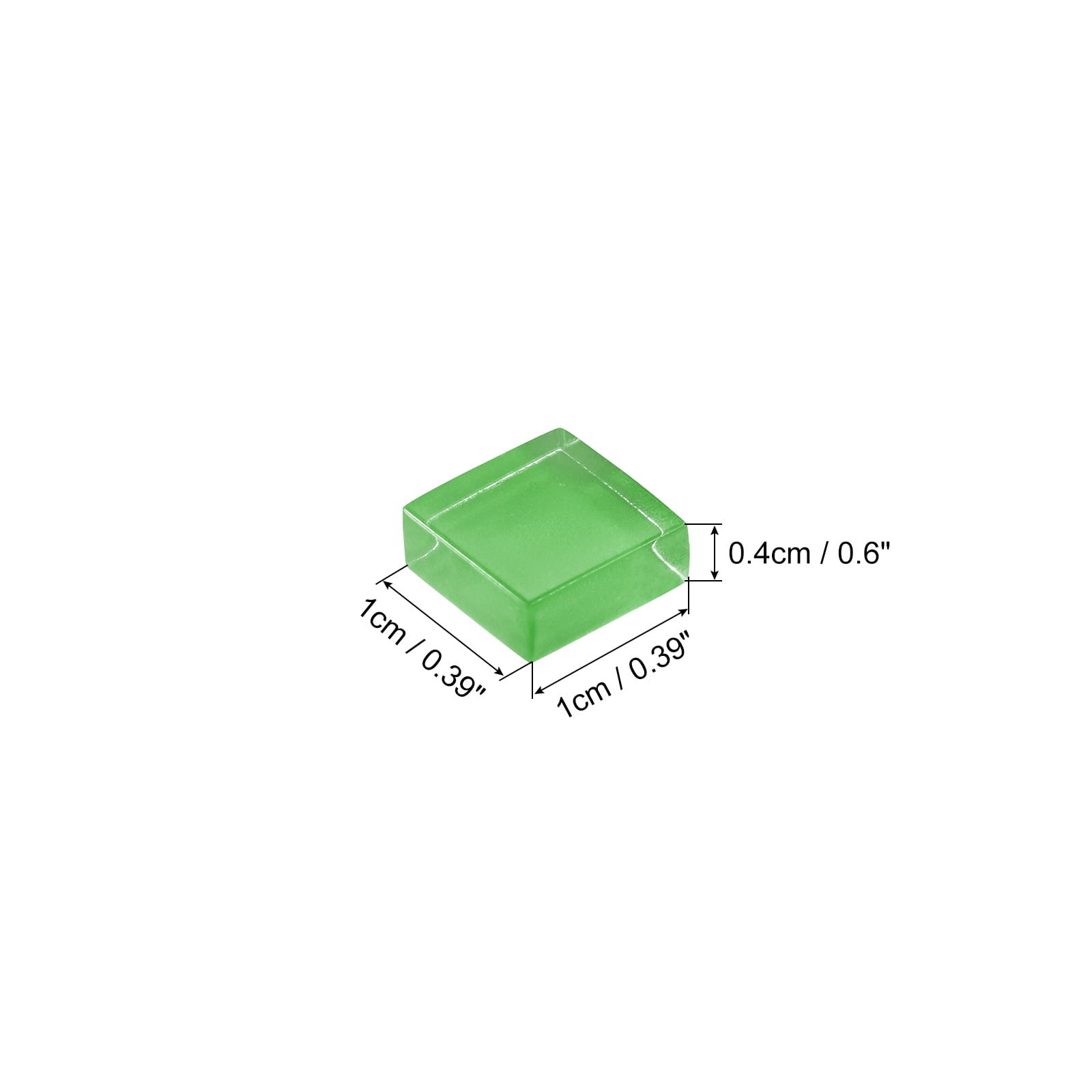 Uxcell Micro Glass Tiny Mini Mosaic Tile Green 440 Pack