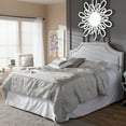 thumbnail image 3 of Skyline Decor Grayish Beige Fabric Upholstered King Size Headboard, 3 of 3