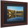 thumbnail image 2 of Trademark Fine Art "Wellfleet Mirror" Canvas Art by Michael Blanchette Photography Black Matte, Wood Frame, 2 of 4