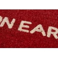thumbnail image 2 of Novogratz Peace on Earth Hand Woven Doormat, 2 of 3