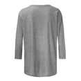 thumbnail image 5 of Womens Summer T Shirts 3/4 Sleeve Dragonfly Print Y2K Spring Tops Fashion Crew Neck Going Out Basics Tees, 5 of 5