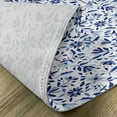 thumbnail image 4 of Ambesonne Blue Place Mats Set of 8, Modern Flowers Leaves Buds, Placemat 8 pcs, Pale Blue Navy Blue, 4 of 5