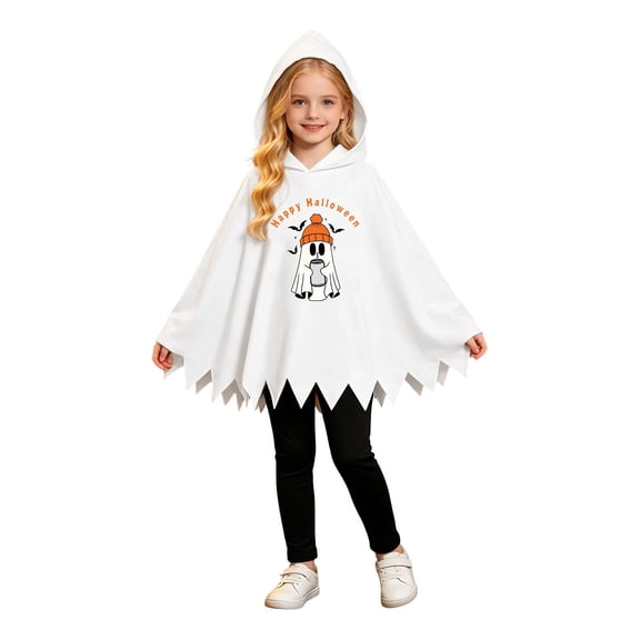 Zylarhe Boys Halloween Two Piece Set Print Toddler Kids Matching Outfit Top Pants White 2-3 Years