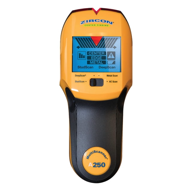 Buscador de pernos, detector de metales, detección de cables AC Zircon A250