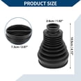 thumbnail image 4 of Kit de bota de junta CV No.95B501151 con abrazaderas para Porsche Macan 2015-2022, bota de junta de velocidad constante interior, goma fuerte y duradera, 1 juego negro, 4 of 7