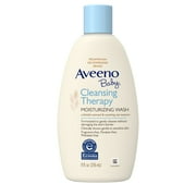 Angle View: Aveeno Baby Cleansing Therapy Moisturizing Body Wash, 8 fl. oz