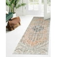 thumbnail image 4 of Medallion Rugs, Entry Rugs, Floor Rugs, Thin Rug, Rug, Non-Slip Carpet Rug, Moroccan Design Rugs, Turkish Rugs, Medallion Rugs, Small Rugs, 2.6'x5' - 80x150 cm, 4 of 8