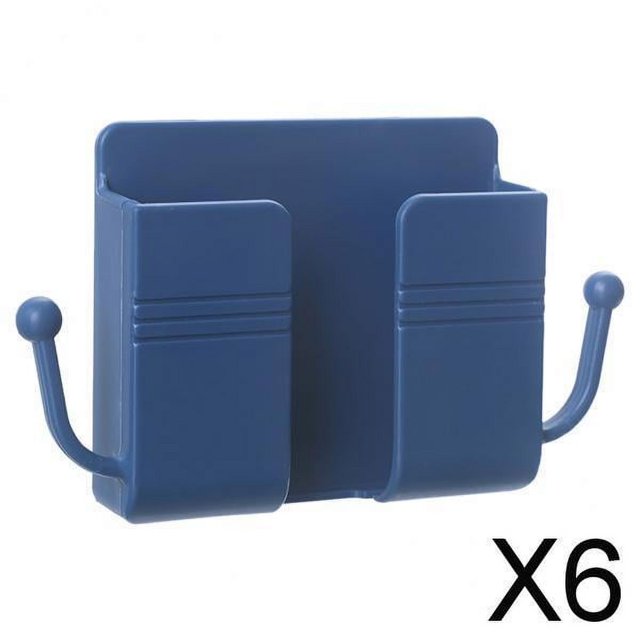 Soportes para teléfono Baoblaze montados en la pared estante de carga 6 piezas