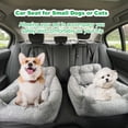 thumbnail image 2 of Dog Car Seat with Safety Strap Car Booster Seats for Small/Medium Dogs or Cats Universal Comfortable Dog Bed for Car and Home, 2 of 6