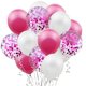 thumbnail image 1 of Globo de confeti plateado de 30 piezas y 12 pulgadas, decoración del banquete de boda de helio de aire blanco perla, suministros para Baby Shower, 1 of 4