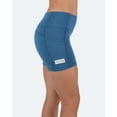 thumbnail image 4 of Women's 5" High Waist Biker Shorts Yoga Workout Running Compression Gym Shorts Side Pockets, 4 of 7