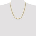 thumbnail image 2 of 14k Yellow Gold 4mm Solid Plain Rope Chain w/ Lobster Clasp 22", 2 of 5