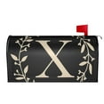 thumbnail image 2 of PHELIKA Classic Monogram Letter X Magnetic Mailbox Covers Post Letter Box Cover Standard Size 21H x 18W, 2 of 8