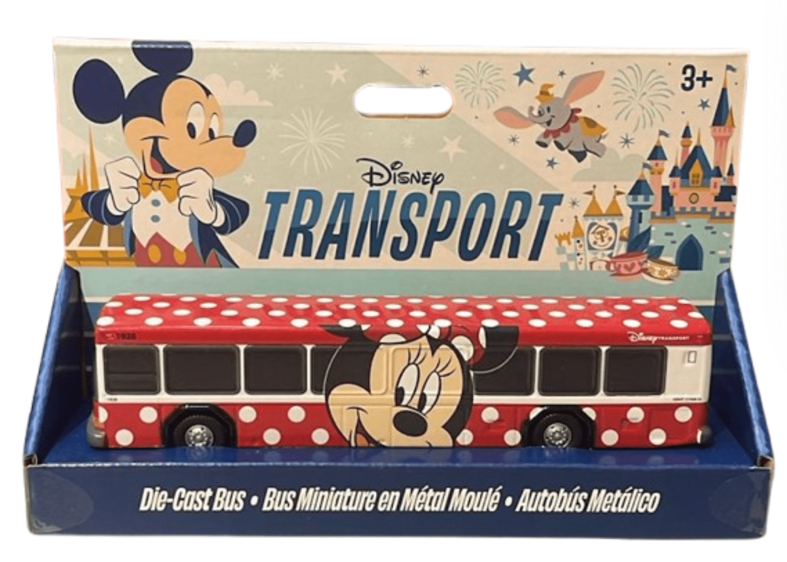 Disney Parks WDW 2026 Mickey & Minnie Mouse Die Cast Bus Miniature