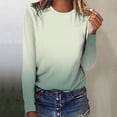 thumbnail image 3 of Hauts à Manches Longues pour Femmes T-Shirt Ample Imprimé Mode pour Femmes Blouse à Manches Longues Col Rond Hauts Décontractés T-Shirts à Manches Longues pour Femmes T-Shirts Longs pour Femmes T-Shirts pour Femmes Mode, 3 of 5