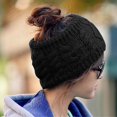 thumbnail image 2 of Kiplyki Women Twisted Woolen Headband Knitted Hat Ski Cap, 2 of 4