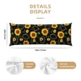 thumbnail image 3 of KLL Ultra Soft Microfiber Body Pillow Cover/Pillowcases 20"x54" with Hidden Zipper Closure-Flower, 3 of 8