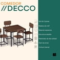 thumbnail image 2 of Mubson Comedor con 4 Sillas. Antecomedor Decco, 2 of 5