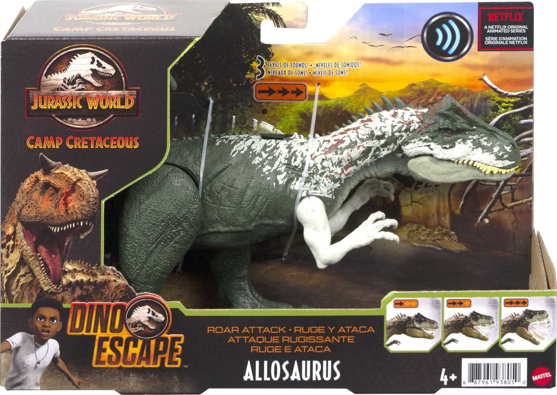 Jurassic World Roar Attack Dinosaur Action Figure (6.69")
