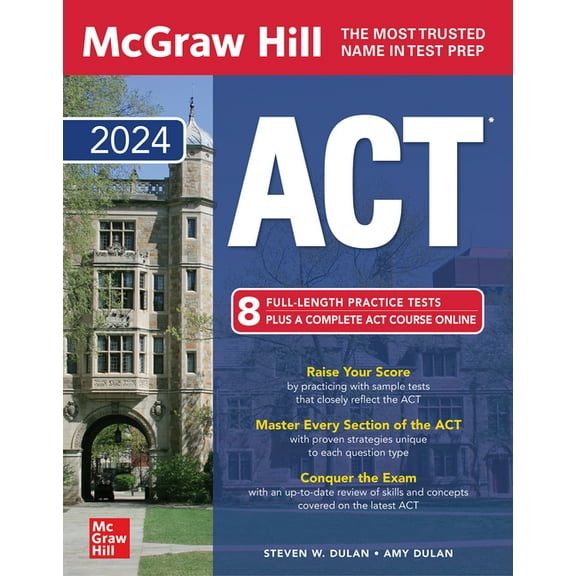 McGraw Hill ACT 2024, (Paperback)
