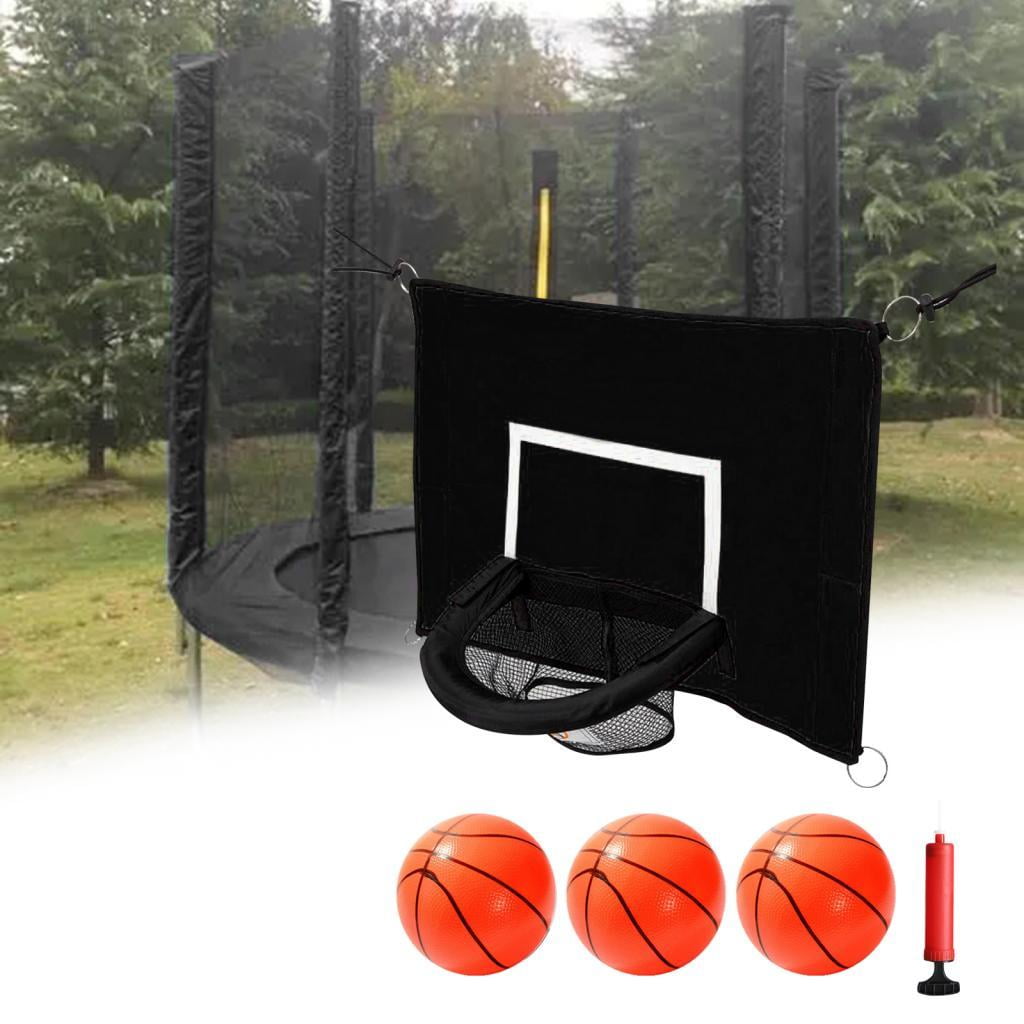 harayaa Basketball Hoop for Trampoline Basketball Training Outside Indoor Outdoor Sports Style F