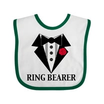 Inktastic Tuxedo Ring Bearer Boys Baby Bib