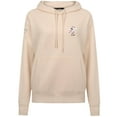 thumbnail image 2 of Women's Levelwear Khaki Cincinnati Reds Cooperstown Collection Adorn Core Logo Pullover Hoodie, 2 of 3