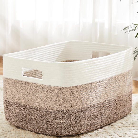 Cesta de almacenamiento Artfeel, 65 litros, para lavandería, juguetes, algodón