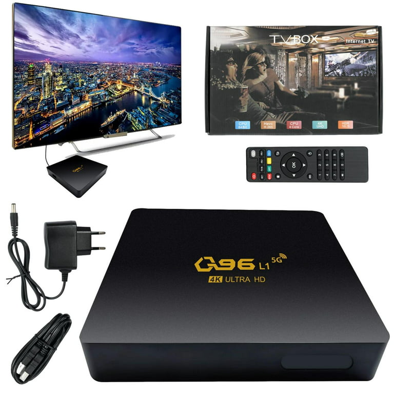 Q96Android Smart TV Box IPTV Receptor Compatible 2,4G 5,8G Wi-Fi 4K HD  Digital Video Player 2GB 16GB Smart TV