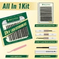 thumbnail image 2 of Kit de extensión de pestañas KEYYOULASH DIY, 144 unidades, 8-18 mm, con adhesivo y sello, 2 of 8