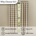 thumbnail image 5 of Park Designs Natural Tan Buffalo Check Panels 63"L, 5 of 6