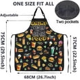 thumbnail image 2 of Anime Video Games Food Aprons Anime Game Lover Gifts Kitchen Cooking Baking Chef Aprons With Pocket Gift for Food Lover, 2 of 7