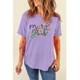 thumbnail image 5 of Women's Wisteria Sequin Mardi Gras Graphic T-Shirt - Festive and Fun | [ZhiHiMeRi] | (US 20-22)2XL, 5 of 6