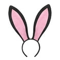 thumbnail image 1 of TOPTIE Collapsible Easter Bunny Ears Headband for Party Decorations Wearables Rabbit Costume, Black, 1 of 4