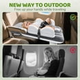 thumbnail image 3 of Colchón Inflable Abdtech para Niños, Cama de Avión 94 cm Gris, 3 of 9